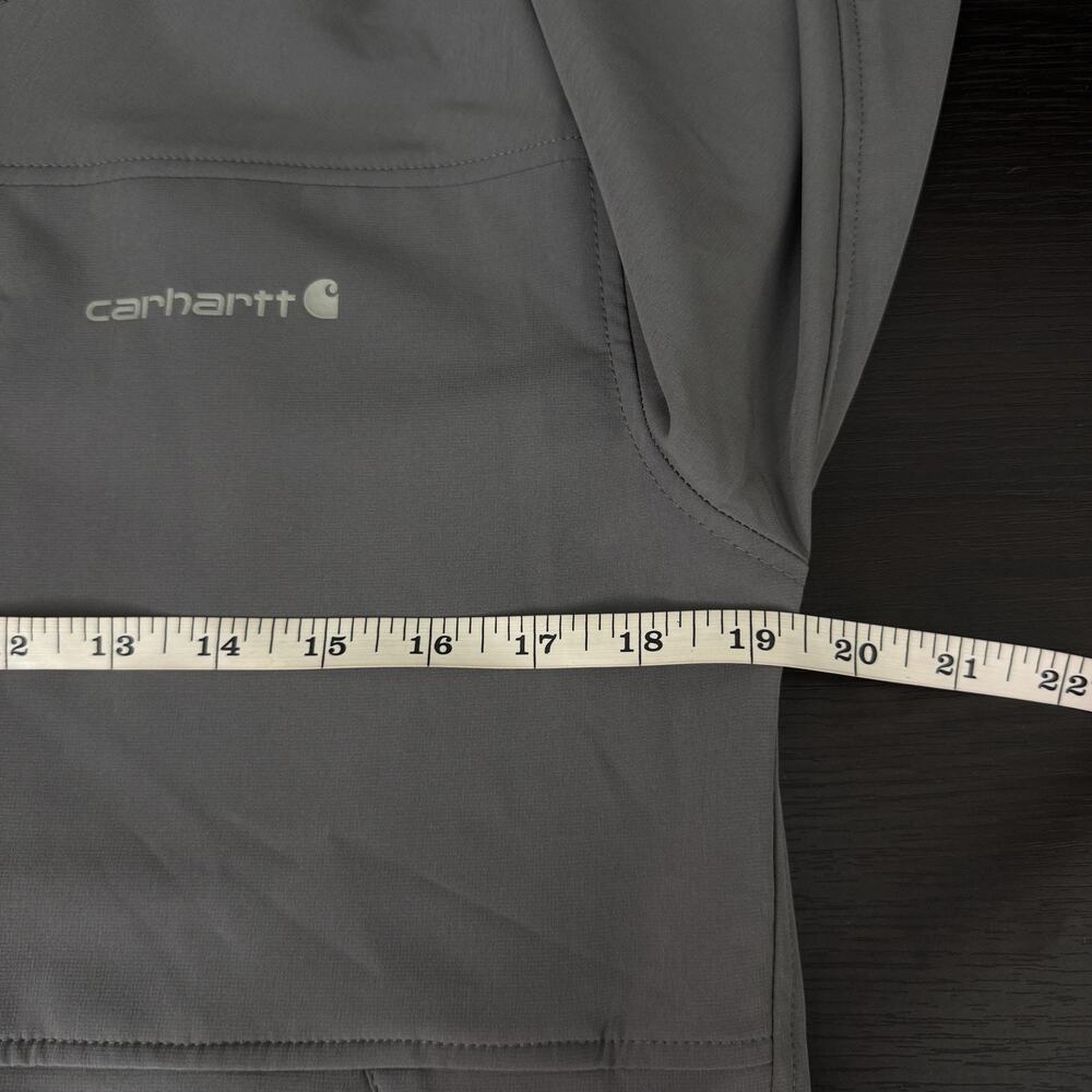 Carhartt Jacket Mens Small Force Sun Defender Relaxed Rugged Flex Zip Grey NEW - Picture 7 of 9